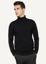 Col Roulé Homme Noir Confort 3