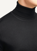 Col Roulé Homme Noir Confort Shadow Play 1