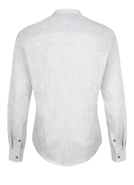 Chemise Col Mao Lin Coton Gris Clair Pour Homme 4 Chemise Col Mao Lin Coton Gris Clair Pour Homme 4