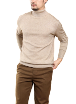 Pull Col Roule Confort Camel Homme 5 Pull Col Roule Confort Camel Homme 5