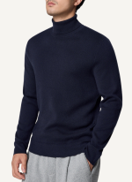 Pull Col Roule Laine Doux Bleu Marine Homme 3 Pull Col Roule Laine Doux Bleu Marine Homme 3