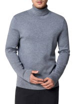 Pull Col Roule Laine Doux Gris Homme Pull Col Roule Laine Doux Gris Homme